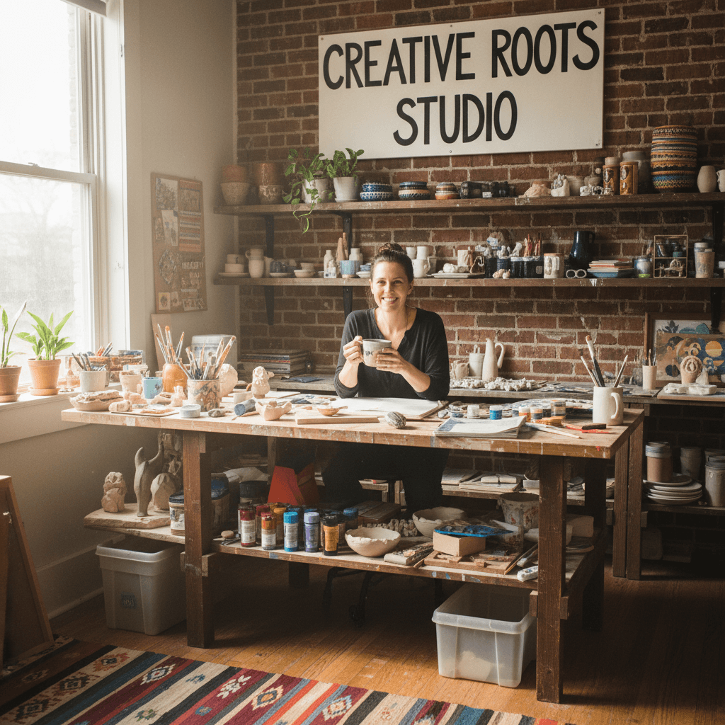 Small business owner portrait