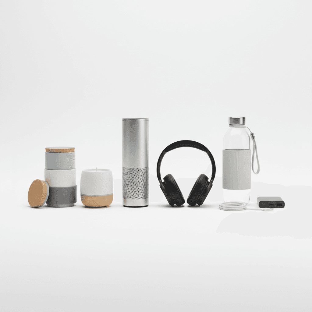 Professional product photography with studio lighting and white backdrop