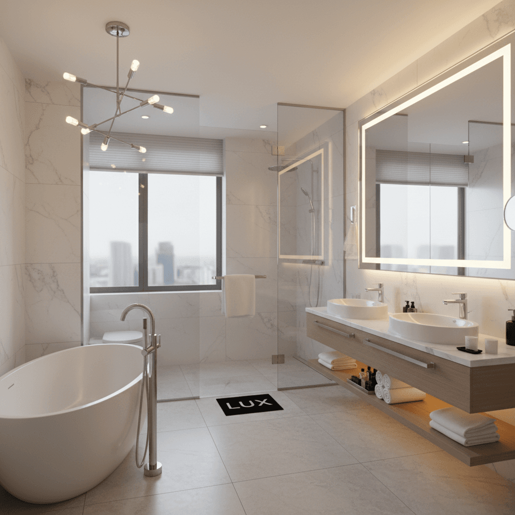 Luxury bathroom interior design